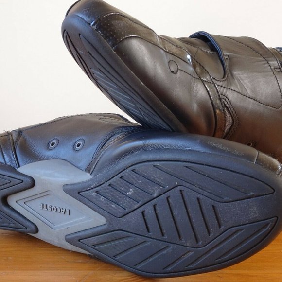 LACOSTE Protect Men's Casual Black Leather Loafer Shoes Size 12 US - Picture 6 of 11